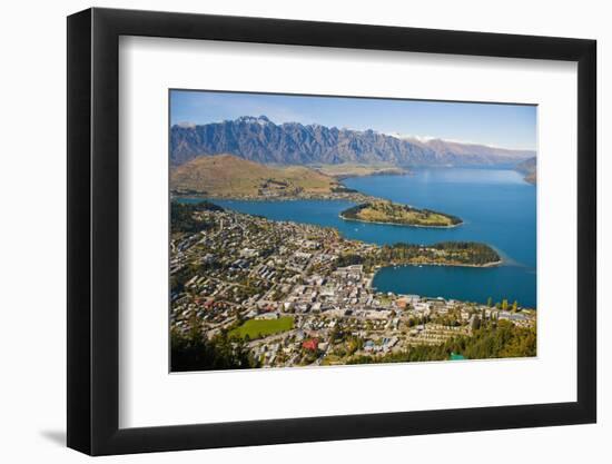 Aerial View of Queenstown-Matthew Williams-Ellis-Framed Photographic Print