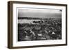 Aerial View of Recife, Brazil, from a Zeppelin, 1930-null-Framed Giclee Print