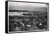 Aerial View of Recife, Brazil, from a Zeppelin, 1930-null-Framed Stretched Canvas