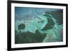 Aerial View of Red Mangrove (Rhizophora Mangle) Coastal Lagoon-Claudio Contreras-Framed Photographic Print