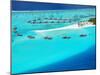 Aerial View of Resort, Maldives, Indian Ocean, Asia-Sakis Papadopoulos-Mounted Photographic Print