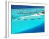 Aerial View of Resort, Maldives, Indian Ocean, Asia-Sakis Papadopoulos-Framed Photographic Print