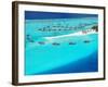 Aerial View of Resort, Maldives, Indian Ocean, Asia-Sakis Papadopoulos-Framed Photographic Print