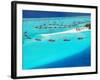 Aerial View of Resort, Maldives, Indian Ocean, Asia-Sakis Papadopoulos-Framed Photographic Print