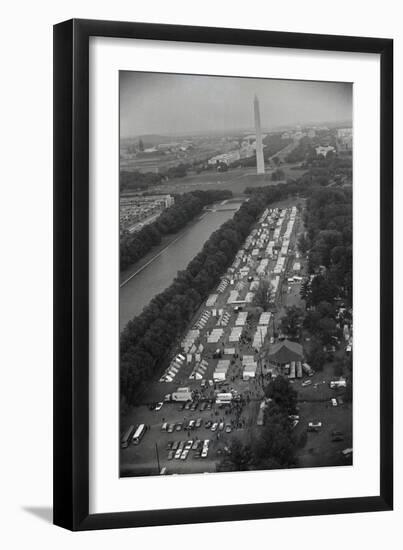 Aerial View of Resurrection City-null-Framed Photographic Print