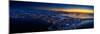 Aerial view of Reykjavik in the wintertime, Iceland-null-Mounted Photographic Print