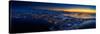 Aerial view of Reykjavik in the wintertime, Iceland-null-Stretched Canvas