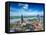 Aerial View of Riga Center from St. Peter's Church, Riga, Latvia-f9photos-Framed Stretched Canvas