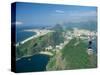 Aerial View of Rio and the Copacabana Beach from Sugar Loaf, in Rio De Janeiro, Brazil-Gavin Hellier-Stretched Canvas