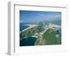 Aerial View of Rio and the Copacabana Beach from Sugar Loaf, in Rio De Janeiro, Brazil-Gavin Hellier-Framed Photographic Print