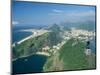 Aerial View of Rio and the Copacabana Beach from Sugar Loaf, in Rio De Janeiro, Brazil-Gavin Hellier-Mounted Photographic Print