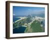 Aerial View of Rio and the Copacabana Beach from Sugar Loaf, in Rio De Janeiro, Brazil-Gavin Hellier-Framed Photographic Print