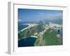 Aerial View of Rio and the Copacabana Beach from Sugar Loaf, in Rio De Janeiro, Brazil-Gavin Hellier-Framed Photographic Print