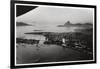 Aerial View of Rio De Janeiro, Brazil, from a Zeppelin, 1930-null-Framed Giclee Print