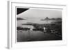 Aerial View of Rio De Janeiro, Brazil, from a Zeppelin, 1930-null-Framed Giclee Print