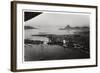 Aerial View of Rio De Janeiro, Brazil, from a Zeppelin, 1930-null-Framed Giclee Print