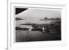 Aerial View of Rio De Janeiro, Brazil, from a Zeppelin, 1930-null-Framed Giclee Print