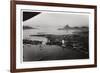 Aerial View of Rio De Janeiro, Brazil, from a Zeppelin, 1930-null-Framed Giclee Print