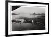 Aerial View of Rio De Janeiro, Brazil, from a Zeppelin, 1930-null-Framed Giclee Print