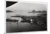 Aerial View of Rio De Janeiro, Brazil, from a Zeppelin, 1930-null-Mounted Giclee Print
