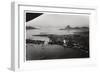 Aerial View of Rio De Janeiro, Brazil, from a Zeppelin, 1930-null-Framed Giclee Print