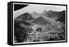 Aerial View of Rio De Janeiro, Brazil, from a Zeppelin, 1930-null-Framed Stretched Canvas