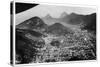 Aerial View of Rio De Janeiro, Brazil, from a Zeppelin, 1930-null-Stretched Canvas