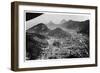 Aerial View of Rio De Janeiro, Brazil, from a Zeppelin, 1930-null-Framed Giclee Print