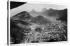 Aerial View of Rio De Janeiro, Brazil, from a Zeppelin, 1930-null-Stretched Canvas