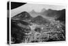 Aerial View of Rio De Janeiro, Brazil, from a Zeppelin, 1930-null-Stretched Canvas