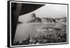 Aerial View of Rio De Janeiro, Brazil, from a Zeppelin, 1930-null-Framed Stretched Canvas