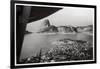 Aerial View of Rio De Janeiro, Brazil, from a Zeppelin, 1930-null-Framed Giclee Print