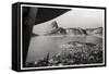 Aerial View of Rio De Janeiro, Brazil, from a Zeppelin, 1930-null-Framed Stretched Canvas