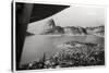 Aerial View of Rio De Janeiro, Brazil, from a Zeppelin, 1930-null-Stretched Canvas