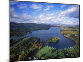 Aerial View of River and Forest, Pittsfield, Massachusetts, USA-Massimo Borchi-Mounted Photographic Print