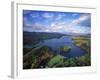 Aerial View of River and Forest, Pittsfield, Massachusetts, USA-Massimo Borchi-Framed Photographic Print