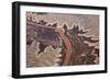 Aerial view of river flowing through desert, Grand Canyon, Arizona, USA-Bjorn Ullhagen-Framed Photographic Print