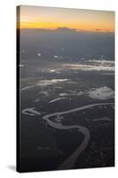 Aerial View of Rivers and Lakes of Bonito in Mato Grosso Do Sul-Alex Saberi-Stretched Canvas