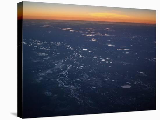 Aerial View of Rivers and Lakes of Bonito in Mato Grosso Do Sul-Alex Saberi-Stretched Canvas