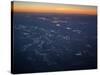 Aerial View of Rivers and Lakes of Bonito in Mato Grosso Do Sul-Alex Saberi-Stretched Canvas