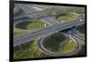 Aerial View of Road Highway Junction Huelva Province, Spain-Peter Adams-Framed Photographic Print