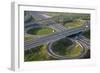 Aerial View of Road Highway Junction Huelva Province, Spain-Peter Adams-Framed Photographic Print