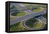 Aerial View of Road Highway Junction Huelva Province, Spain-Peter Adams-Framed Stretched Canvas