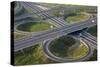 Aerial View of Road Highway Junction Huelva Province, Spain-Peter Adams-Stretched Canvas