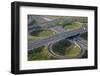 Aerial View of Road Highway Junction Huelva Province, Spain-Peter Adams-Framed Photographic Print