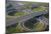 Aerial View of Road Highway Junction Huelva Province, Spain-Peter Adams-Mounted Photographic Print