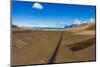 Aerial view of road to Caleta de Famara, Lanzarote, Las Palmas-Frank Fell-Mounted Photographic Print