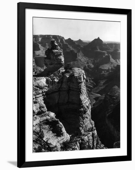 Aerial View of Rock Formation in the Grand Canyon-Margaret Bourke-White-Framed Photographic Print