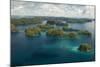 Aerial View of Rock Islands of Palau, Micronesia-Michel Benoy Westmorland-Mounted Photographic Print