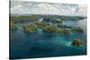 Aerial View of Rock Islands of Palau, Micronesia-Michel Benoy Westmorland-Stretched Canvas